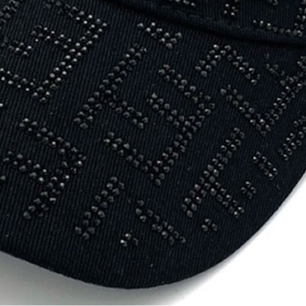 Rhinestone Black Cap - Picture 2 of 2
